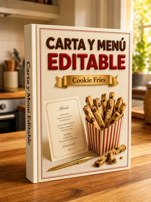 Carta y menú editable