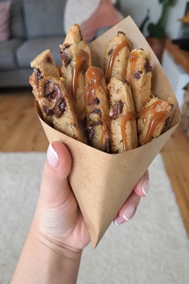 Cookie Fries con dulce de leche