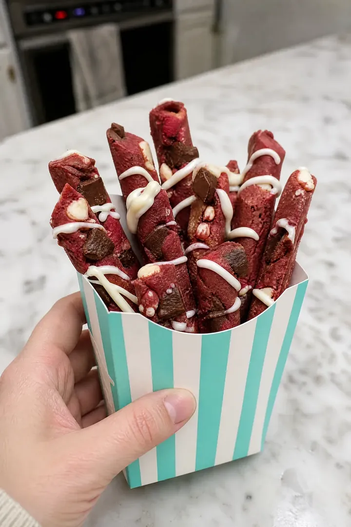 Cookie Fries red velvet